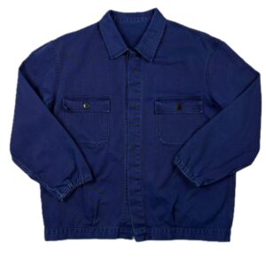 Vintage French Workwear Utility Shirt Size M/L