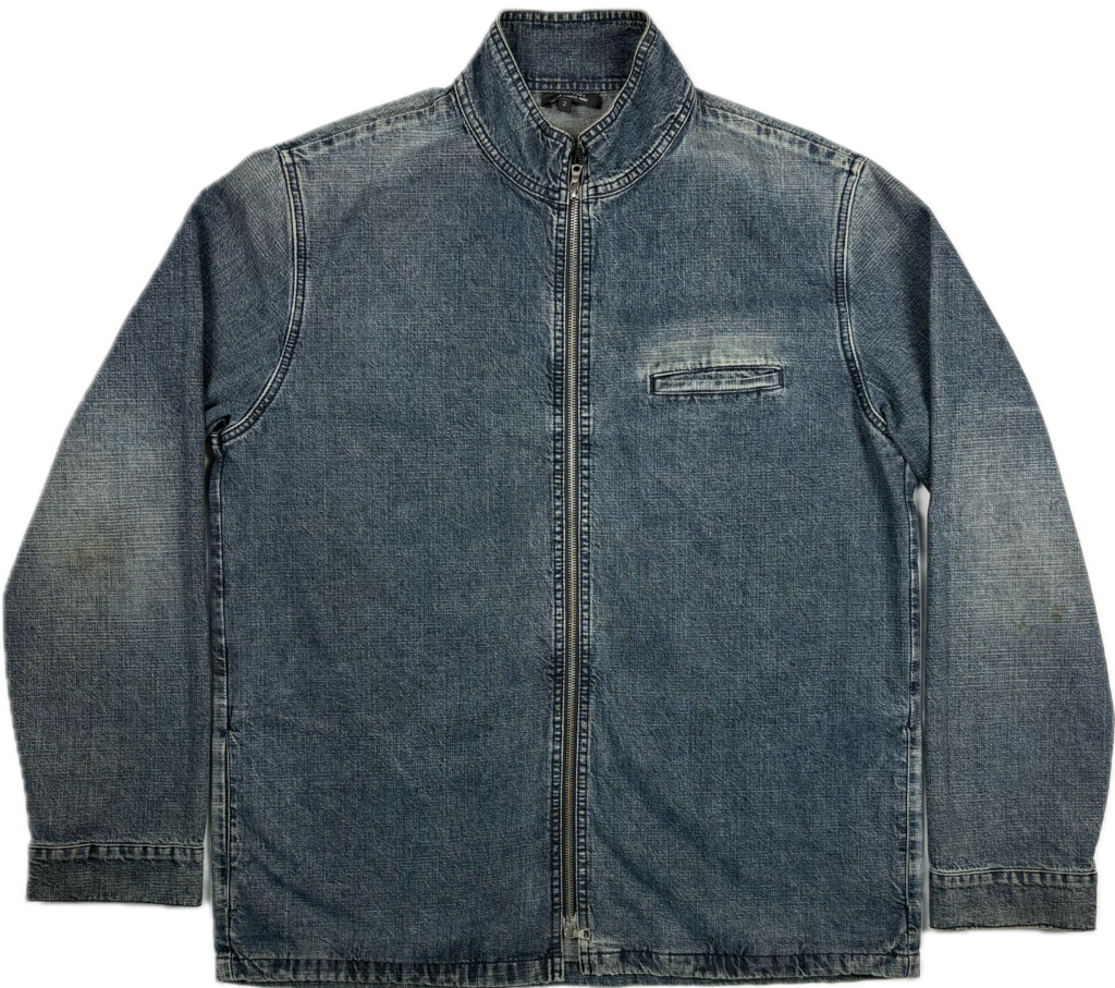 A.P.C. 1990s Stand Collar Denim Jacket