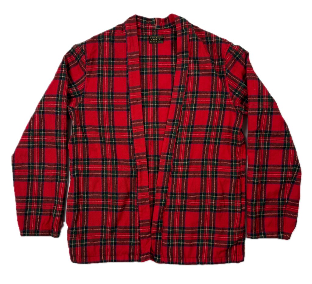 KAPITAL Wool Tartan Check Kakashi Shirt Jacket