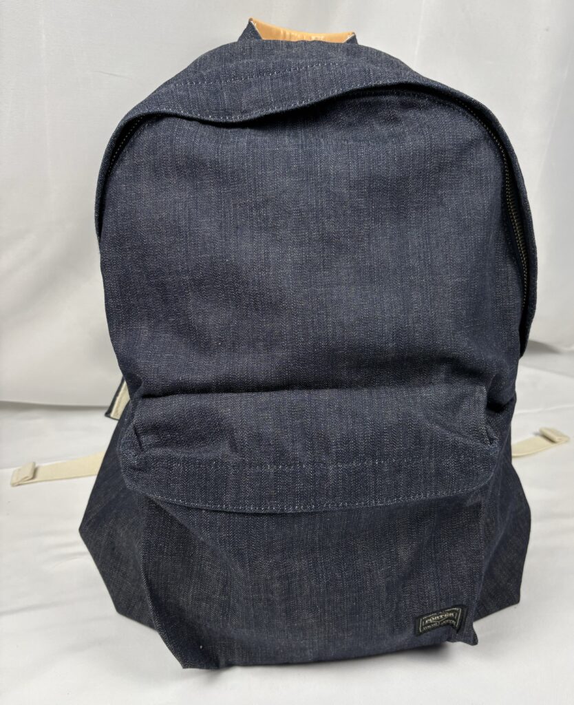 PORTER × orgabits CANTON Denim Daypack Rigid Navy